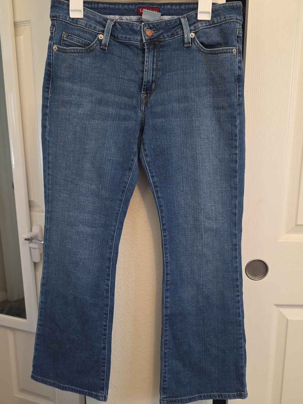 Levi's Medium Blue Flare Wide-Leg Jeans
